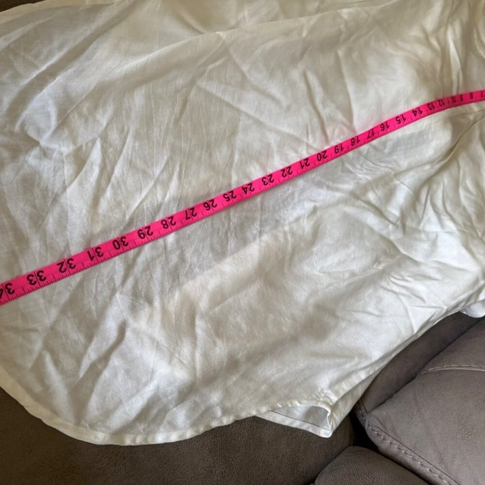 Love 8 Women’s Shirt Dress, Optic White, Small - Picture 9 of 9